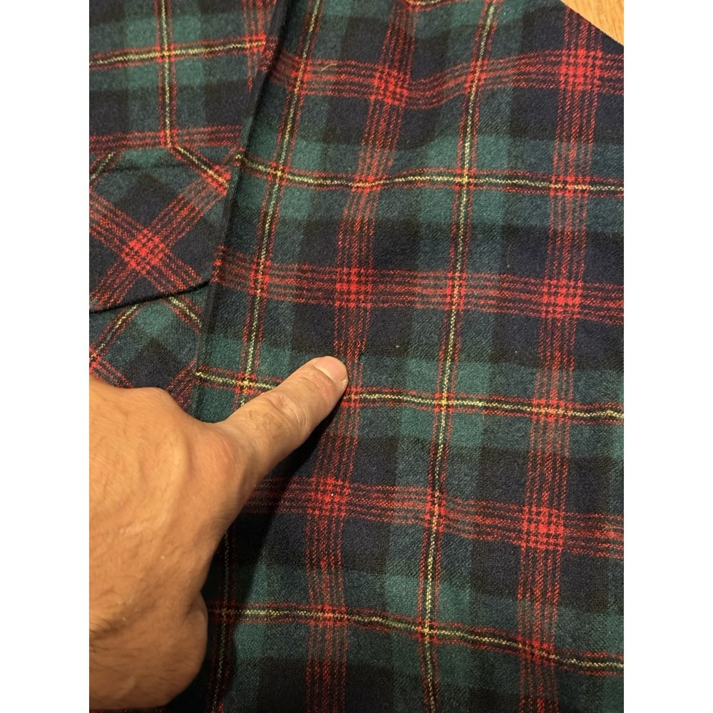 Vintage EUC Pendleton Board Shirt Loop Collar Mens XL Plaid Wool USA - Picture 9 of 10